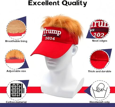 قبعة بيسبول MAGA بتصميم فريد من نوعه من منتجات ترامب مع شعار ترامب 2024 مطرز لدعم وهدية أنيقة in Kuwait