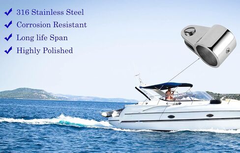 Bimini Top Jaw Slide 4PCS Marine Boat Hardware Bimin Top Hardware 316 Stainless Steel Inside Dia 7/8 or 1INCH in Kuwait