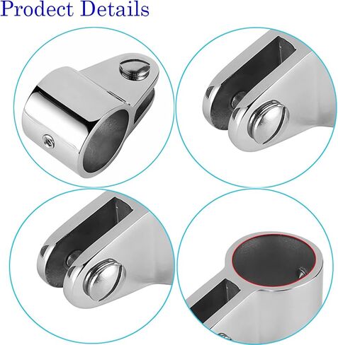 Bimini Top Jaw Slide 4PCS Marine Boat Hardware Bimin Top Hardware 316 Stainless Steel Inside Dia 7/8 or 1INCH in Kuwait
