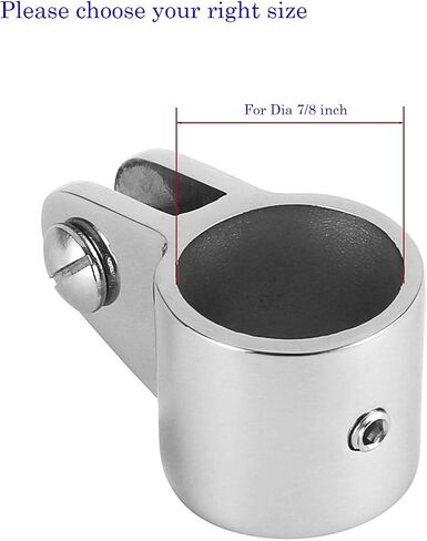 Bimini Top Jaw Slide 4PCS Marine Boat Hardware Bimin Top Hardware 316 Stainless Steel Inside Dia 7/8 or 1INCH in Kuwait