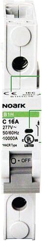 قواطع دوائر Noark المصغرة، B1H UL 489، 3P، C Curve، 20A، 10 kA، 480Y/277 Vac، صندوق العروة 1000834 B1H3C20 in Kuwait