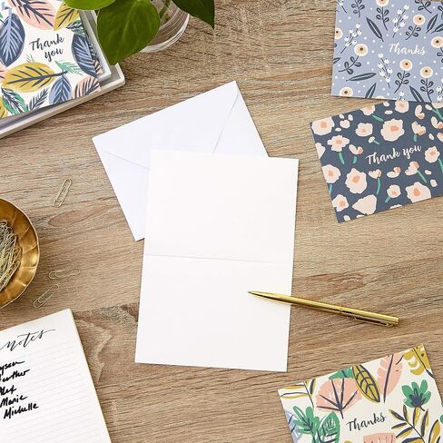 Hallmark Thank You Cards Assortment, Gold Foil (120 Thank You Notes with Envelopes for Wedding, Bridal Shower, Baby Shower, Business, Graduation) in Saudi Arabia