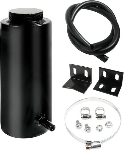 خزان تبريد الزيت الفائض لمبرد السيارة سعة 800 مل، خزان توسيع سائل التبريد العالمي، خزان تبريد من الألومنيوم لخزان الفائض مع خرطوم in Kuwait