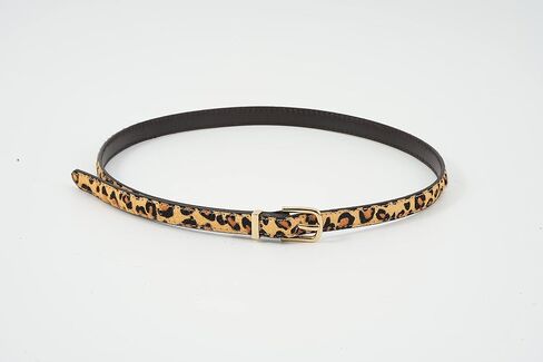 Handmade Leopard Print Women's Top-Level Leather Fashion Belt for Jeans, for Women Dresses in Saudi Arabia