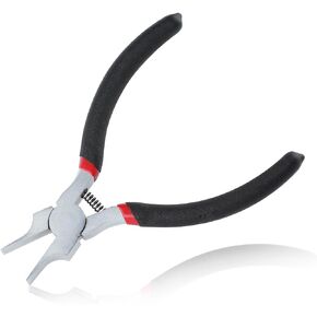 5 Inches Flat Nose Pliers for Jewelry Making Smooth Jaw Pliers, 1mm Ultra Thin Duckbill Pliers Precision Jewelry Pliers Mini Jewelry Making Tool for Wire Bending Straightening Ring Opening