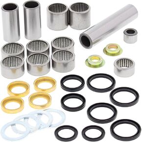All Balls Racing 27-1129 Shock Swing Arm Linkage Bearing Seal Kit Compatible with/Replacement for Yamaha YZ125 2005 YZ250 2005 YZ250F 2007