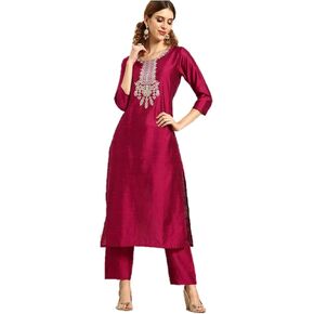 HSD kurta set for women indian style party wear Ethnic kurti pant set for women