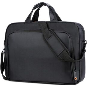15.6 Inch Laptop Computer and Tablet Shoulder Bag Carrying Case 15" Black, Black, 15.6"
