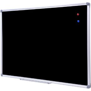 36 x 48 Inch School Large Black Chalkboard for Wall, Hanging Magnetic Black Board with Aluminum Frame and Marker Tray