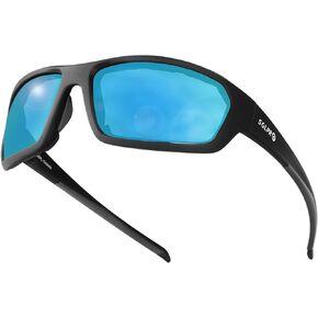 Polarized Sports Sunglasses Foam Padded for Men and Women Cycling Golfing Fishing