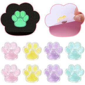 TXIN 8 Pcs Diamond Art Painting Magnet Cover Minder, Paw Shape Diamond Picture Magnetic Holder Locator, Cross Stitch Diamond Picture Fixator with Case, Diamond Art Accessories Tools for Adults Craft