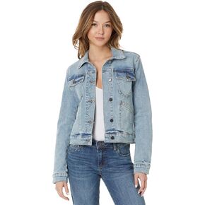 KUT from the Kloth Women's Anne Jacket Front Flaps Welt Pockets