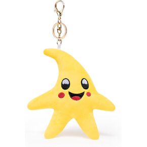 Mini Stuffed Animal Bulk 6.1"Small Star Plush Keychain Charm Plushies Figures Cute Keychains Keyring for Women Kids Doll Pendant Backpack Accessories for Car Keys Backpacks Charm Pendant Girls Gift
