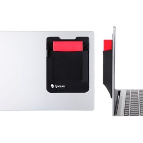 Epessa Laptop Pouch - Stick-On Hard Drive Case, Sleeve for External SSD, USB Cable