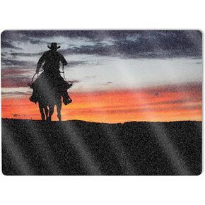 MightySkins Glossy Glitter Skin Compatible with Microsoft Surface Laptop 5 13.5" Full Wrap Kit - Lone Rider | Protective, Durable High-Gloss Glitter Finish | Easy to Apply | Made in The USA