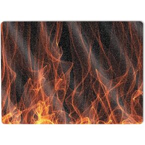 MightySkins Glossy Glitter Skin Compatible with Microsoft Surface Laptop 5 13.5" Full Wrap Kit - Charcoal Flames | Protective Durable High-Gloss Glitter Finish | Easy to Apply | Made in The USA