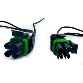 2pcs Equipment PT143 85182 3-Way Male Natural Colored Multi-Purpose Pigtails Harness in Saudi Arabia