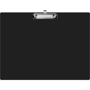 TOYANDONA Clipboards Black Clipboard Horizontal Clipboard, A3 Landscape Clipboard Plastic for Drawing and Sketching (17x13 inch, Black) Clip Boards Clip Boards 8.5x11 Plastic Folders Plastic Folders