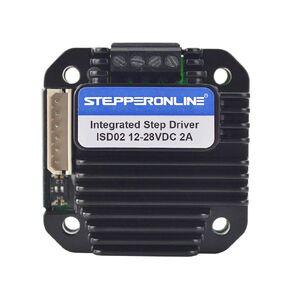 STEPPERONLINE Integrated Stepper Motor Driver 0-2A 10-28VDC for NEMA 8,11,14,17 Stepper Motor