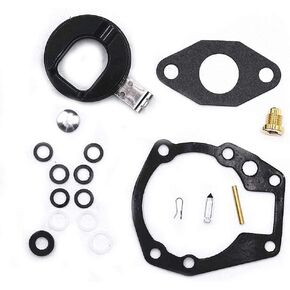 Carbman Carb Repair Kit w/Float 2hp/3hp/4hp for Johnson/Evinrude 398532 Sierra 18-7043