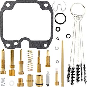 KLF250A Carburetor Rebuild Kit Compatible with Kawasaki Bayou 250 KLF250 KLF250A 250A 2003 2004 2005 2006 ATV Carb Repair Set