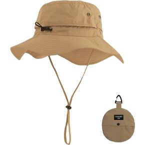 Sun Hats for Women Men, UV Protection Summer Bucket Hat, Outdoor Packable Quick Dry Fishing Hat