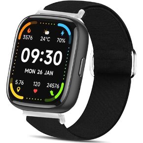 Compatible with Faweio Smartwatch Bands,Lamshaw Stretch Elastics Nylon Adjustable Replacement Strap Accessories for Men & Women Compatible for Faweio IDW13/IDW16/IDW17/IDW19/IDW21/IDW26/Smartwatch