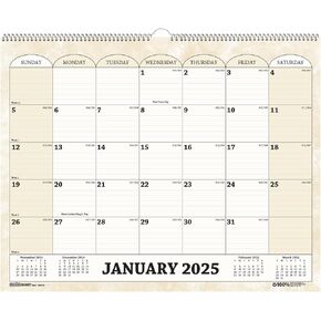 House of Doolittle 2025 Monthly Wall Calendar, Marble, 14.8 x 12 Inches, January - December (HOD319-25)