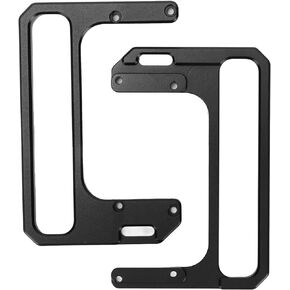 ASHATA Shortwave Radio CNC Aluminum Alloy Side Handle Radio Bracket for X6100 Easier Mobility More Comprehensive Simple Installation