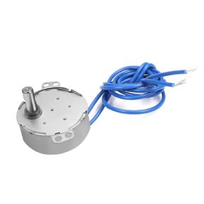 Fielect Synchronous Motor AC 110V 2.5-3RPM Turntable Motor CW/CCW Direction 4W TYC-50 Horizontal Hole Shaft