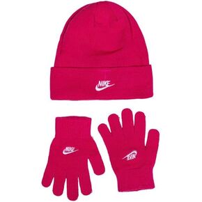 Nike Girls' Beanie & Gloves 2-Piece Set -Rush Pink - One Size Fits All (7-16)…