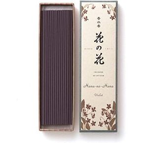 Hana-no-Hana 40 Sticks (Violet) by NIPPON KODO, Japanese Quality Incense
