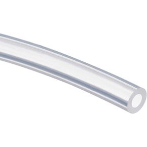 uxcell Silicone Tubing 4.8mm ID x 8mm OD 5m Flexible Silicone Rubber Tube Air Hose Water Pipe for Pump Transfer Clear