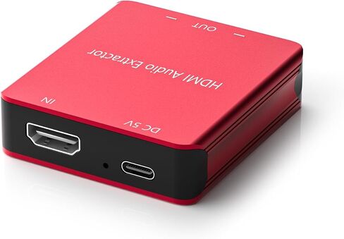 محول HDMI 4K HDMI 2.0 لمستخرج الصوت من Azduou لجهاز Playstation 5 يدعم عرض النطاق الترددي 18 جيجابت في الثانية، HDCP2.2، Dolby Digital/DTS Passthrough CEC وHDR10 in Saudi Arabia