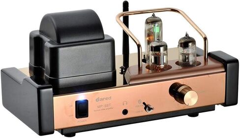 مضخم صوت أنبوبي مفرغ HiFi Dared MP-5BT، مضخم صوت استريو احترافي متكامل، مضخم هجين، مدخل USB DAC/خط، مخرج 25 وات × 2، مع أنابيب 6N1,6N2,6E2 in Kuwait