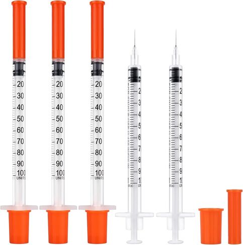 1ml Syringe with 31Ga 5/16" (8mm) Needle,Individually Wrapped,Pack of 20 in Saudi Arabia