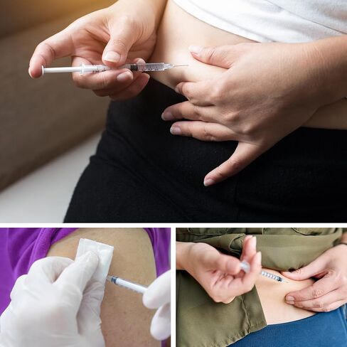 1ml Syringe with 31Ga 5/16" (8mm) Needle,Individually Wrapped,Pack of 20 in Saudi Arabia