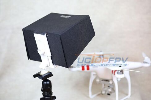 7 Inch Tablet Sun Hood Sun Shade Black with Tripod Mount Compatible for All Version iPad Mini for DJI Phantom 4 3 Professional Advanced DJI Inspire 1 DJI Phantom 2 Vision+ FC40 Transmitter Mount in Saudi Arabia