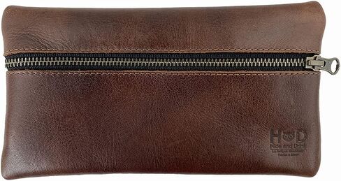 Hide & Drink, Rustic Leather All Purpose Utility & Charger Case for MacBook, iPad & Laptop Handmade, Bourbon Brown in Saudi Arabia