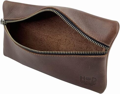 Hide & Drink, Rustic Leather All Purpose Utility & Charger Case for MacBook, iPad & Laptop Handmade, Bourbon Brown in Saudi Arabia