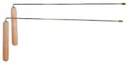 Pair dowsing rods steel Divining Rods Lot of 2 Dowser rods Wood Handles Bio location Spirit Hunter Dowse Rod in Saudi Arabia