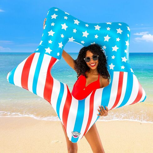 BigMouth Inc. American Pool Float, Durable Vinyl Inflatable Summer Pool or Beach Toy in Saudi Arabia
