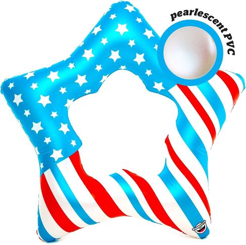 BigMouth Inc. American Pool Float, Durable Vinyl Inflatable Summer Pool or Beach Toy in Saudi Arabia