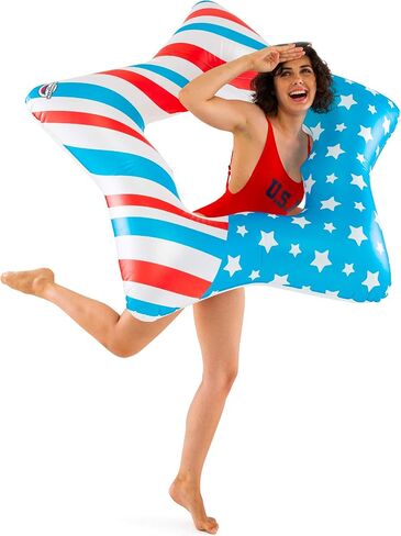 BigMouth Inc. American Pool Float, Durable Vinyl Inflatable Summer Pool or Beach Toy in Saudi Arabia