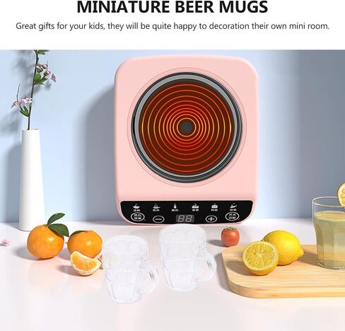 Toddmomy 24pcs Miniature Beer Cups Mini Beer Mugs Model Mini Clear Plastic Mug Mini House Mug Shot Drinking Glasses Models Dollhouse Glassware Drinkware Supplies in Saudi Arabia