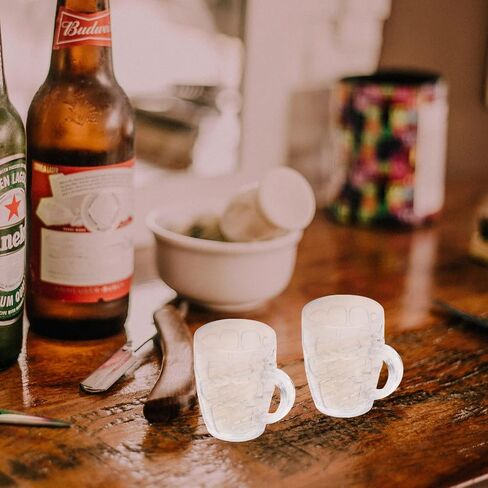 Toddmomy 24pcs Miniature Beer Cups Mini Beer Mugs Model Mini Clear Plastic Mug Mini House Mug Shot Drinking Glasses Models Dollhouse Glassware Drinkware Supplies in Saudi Arabia