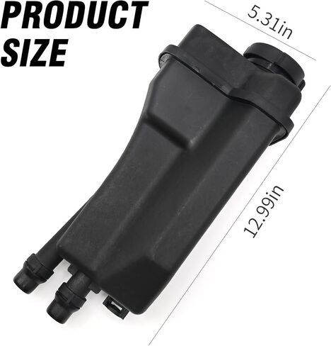 Coolant Reservoir Tank 603-536, Engine Coolant Overflow Recovery Reservoir Tank Replacement for BMW E39 E38, 2.5L 2.8L 3.0L, 525i 2001-2003 & 528i 1999-2000 & 530i 2001-2003 & 728i 1995-2001 in Saudi Arabia