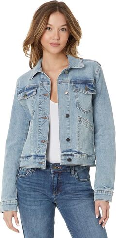 KUT from the Kloth Women's Anne Jacket Front Flaps Welt Pockets in Saudi Arabia