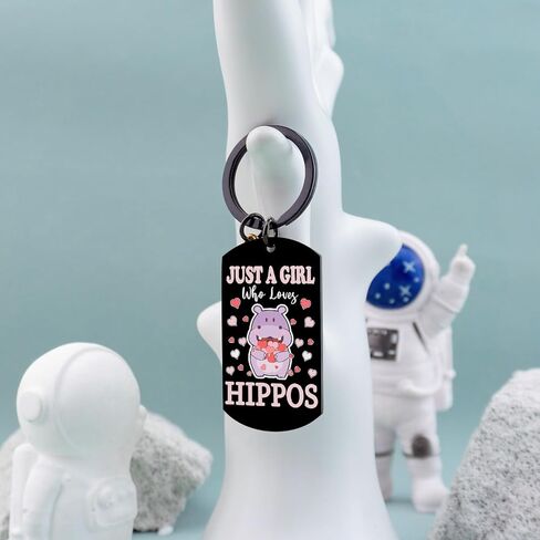 Hippos Keychain Hippo Gifts For Women Girl Hippo Decor Hippopotamus House Hippo Lovers Teen Girl Stuff Christmas Hippo Stuffed Animals Keyring in Saudi Arabia