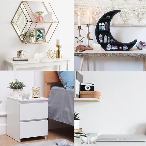 تماثيل فيل من الأحجار الكريمة قطعة واحدة، حجر اليشم الأخضر نحت فيل صغير هدايا تماثيل حيوانات كريستالية تماثيل فيل منحوتة يدويًا لديكور المنزل in Kuwait